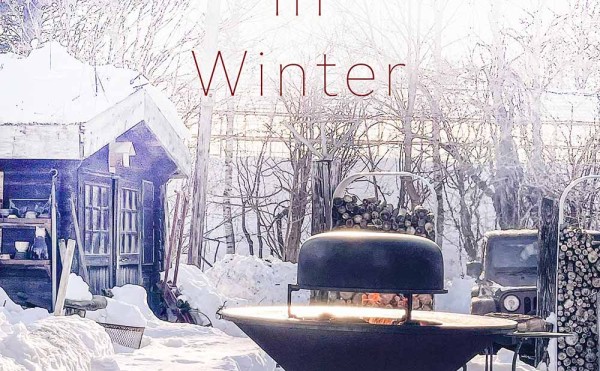 BBQ in 雪景色